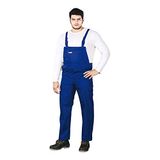 REIS SM Master Duurzame Beschermende Tuinbroek met Verstelbare Taille en Bretels, Hoogwaardige Polyester-Katoenmix, Kleur: Blauw, Maat: 52