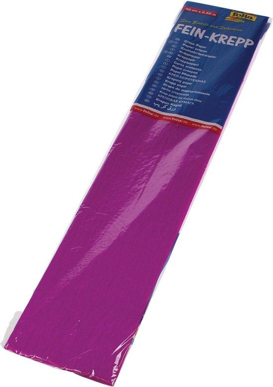 Folia Crepepapier hard roze
