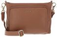 MANDARINA DUCK Mellow Leather Schoudertas Pecan Nut Lichtbruin