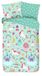 Fantasy Housse de couette Coton Renforcé - Vert 140x200/220cm