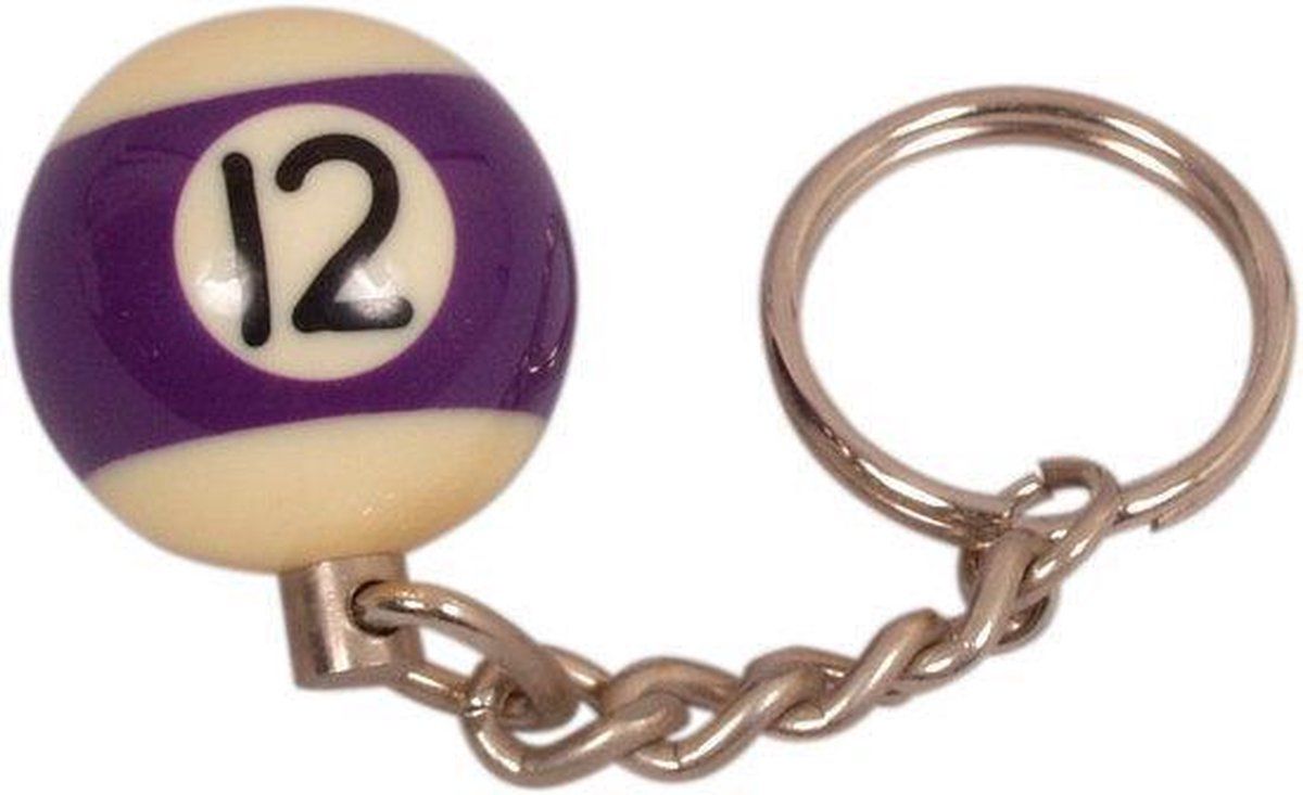 Ventura 12-Ball Keychain - paars