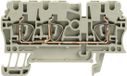 Weidmüller ZDU 2.5/3AN GR WEI FEED-THROUGH TERMINAL BLOC per 100
