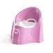 Babysun OKBABY Pasha - Wc-potje met anatomische zitting en verhoogde rugleuning - Roze