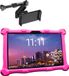 AngelTech Kindertablet XL PRO II Roze + Tablethouder - Android 15 - 256GB - 10 inch