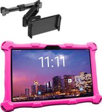 AngelTech Kindertablet XL PRO II Roze + Tablethouder - Android 15 - 256GB - 10 inch