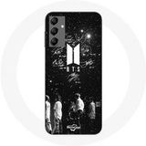 Maniacase Hoesje voor Samsung Galaxy A14 5G BTS handtekening leden Rm Jin Jimin V Suga Jungkook J-hope