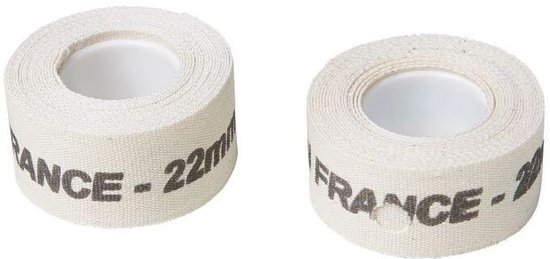 Velox Velgtape 19 Mm / 5 Meter Katoen Wit Per Rol