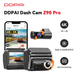 DDPAI Z90Pro Dashcam double canal 4K + 2K Sony STARVIS 2 IMX678 HDR DVR automobile ADAS Commande vocale Mode parking Wi-Fi intégré 64 Go eMMC