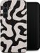 Selencia Vivid Backcover - Art Wave Black - Samsung Galaxy S24 Hoesje
