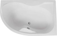 Badland DORA hoekbad 170 x 110 cm rechts wit met styropor ombouw
