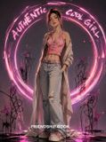 Authentic Brave New Books Authentic cool girl - FRIENDSHIP BOOK (English) - Pink
