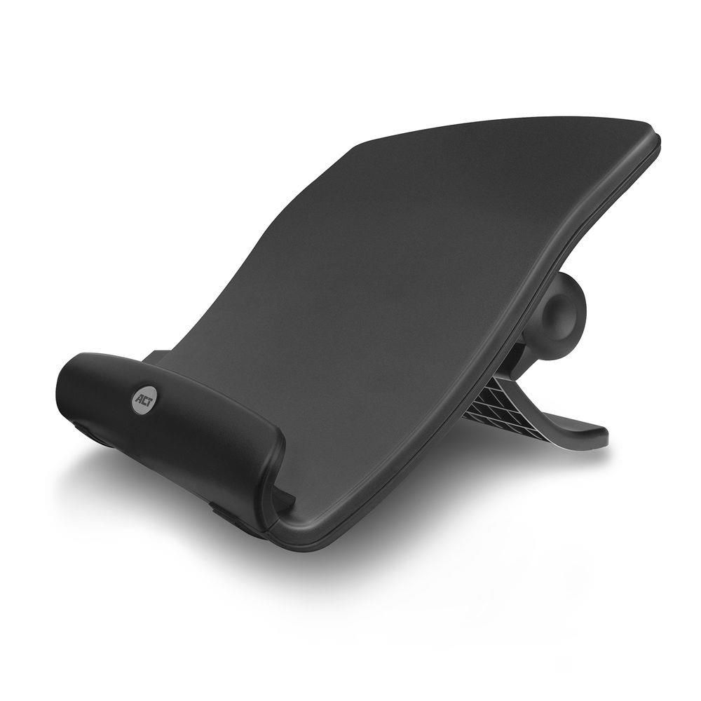 ACT AC8100 Notebook stand - Black - Plastic - 17.3" - 6 positions - 4x USB 2.0