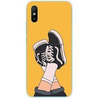 Xiaomi Bedrukt siliconen hoesje compatibel met Xiaomi Redmi 9A, Xiaomi Redmi 9AT, Xiaomi Redmi 9i Sneakers