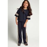 LOOXS little relaxed fit gestreepte joggingbroek - donkerblauw