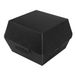 50 Thepack 50 stuks hamburgerschelpen 230 G/M2 14,4 x 13,6 x 9,2 cm zwart