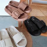 Holster Laze Slippers - Vegan Comfort - Podologisch Goedgekeurd - Waterbestendig BRUIN - Maat 40