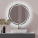 StarTech LED-badspiegel - Ronde wandspiegel, 60 cm - Achtergrondverlichting - Antidamp - Dimbaar (3000–6000K) - Touchsensor - IP44