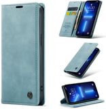 Casemania Hoesje Geschikt voor OnePlus Nord CE5 - Aqua Blue - Dunne Portemonnee Book Case - Slim Wallet Case met Pasjeshouder