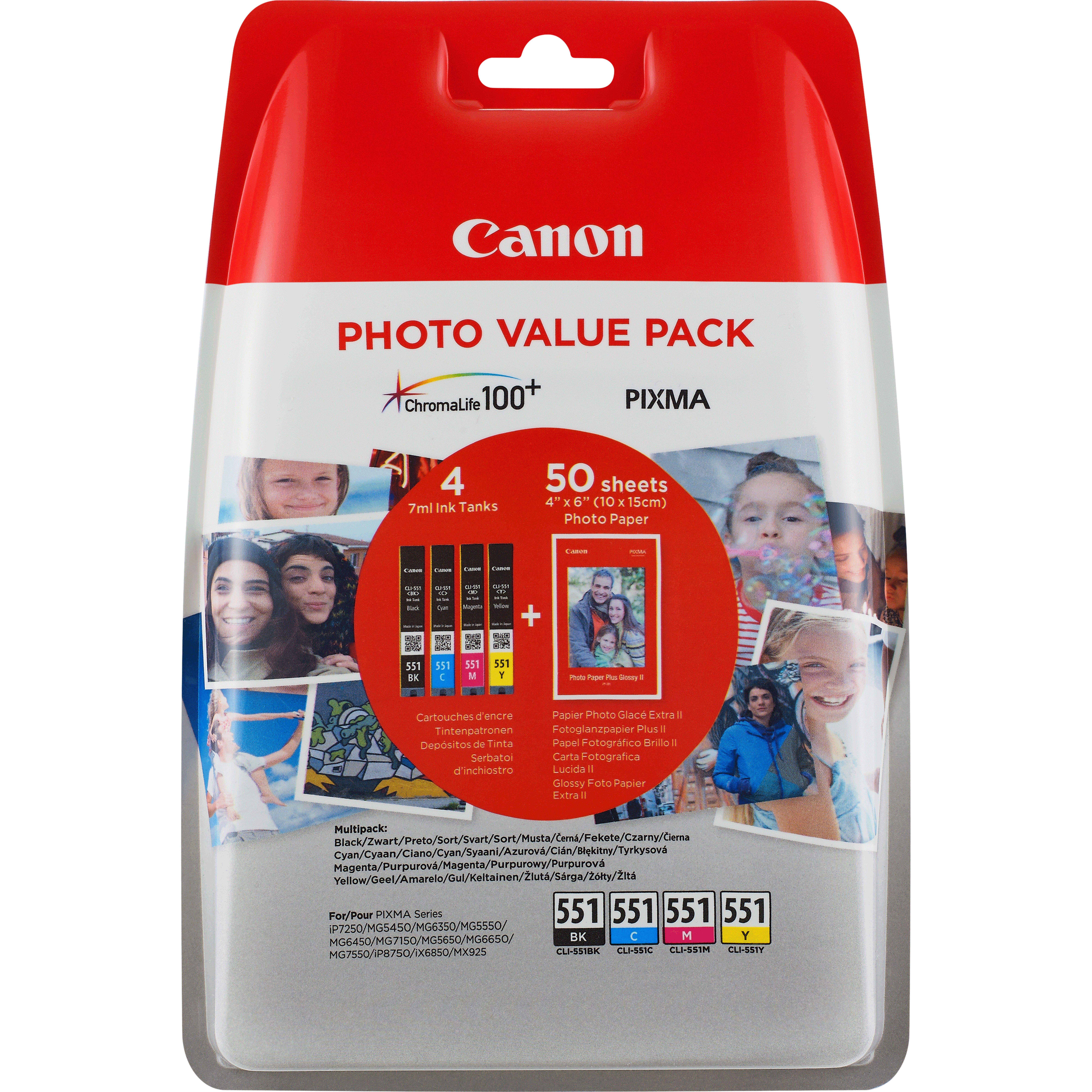 Canon 6508B005 multi pack / cyaan, geel, magenta, zwart