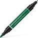 Faber-Castell Pitt Artist Pen Duo Marker - 264 donker phthalogroen