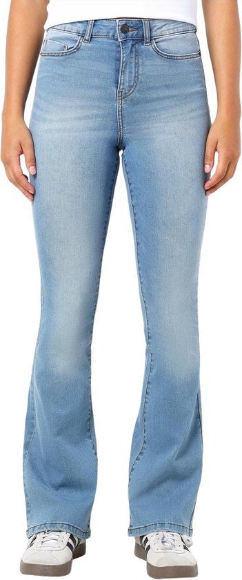 Noisy May NMSALLIE HW FLARE JEANS - Light Blue Denim - W26/L30
