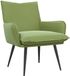 VidaXL Fauteuil vert velours