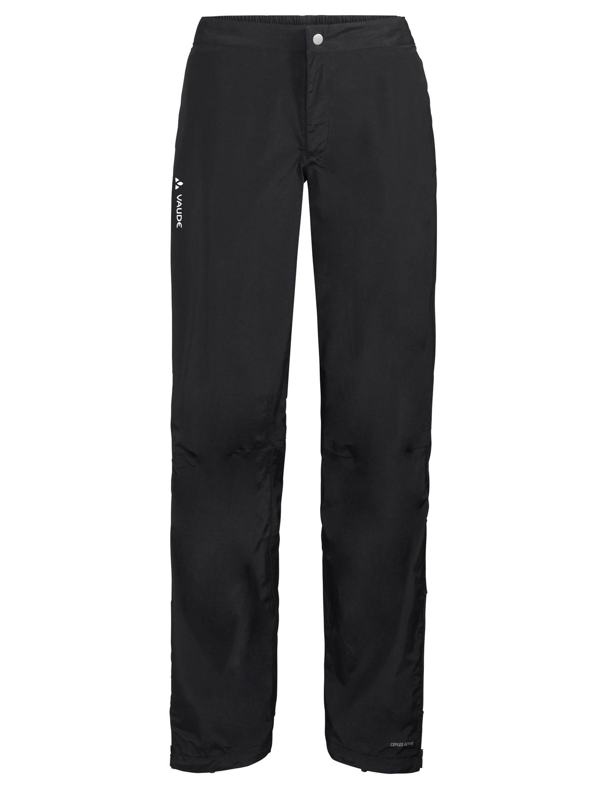 Vaude Wo Yaras Rain Pants III - Black - 40-Short