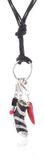 Pasionista Damescollier 925 sterling zilver met zirkoniastenen bedels 45 cm 602387