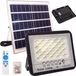 Lampe solaire avec halogène, 100W, avec capteur et télécommande