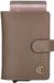 Charm London Washington Creditcard etui - Leer - Taupe