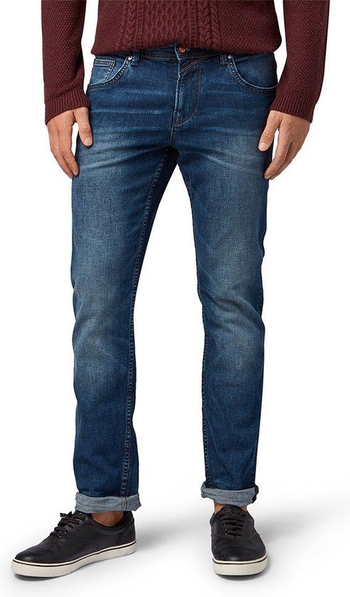 Tom Tailor Straight Ae Jeans - Blauw - Maat 33/34 - Heren