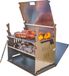 Merkloos / Sans marque Holland Connections Houtskoolgrill | mobiel insteeksysteem | voor kamperen trekking camperleven tuin outdoor | rvs