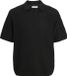 JACK & JONES JJHUDSON KNIT SPLIT NECK Heren Gebreide trui Zwart L