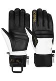 Reusch Mikaela Shiffrin R-TEX® XT Vrouwen Handschoenen Zwart-Wit Maat 8