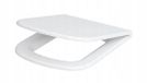 Cersanit Abattant de toilette - Blanc, Soft-Close, Facile à nettoyer