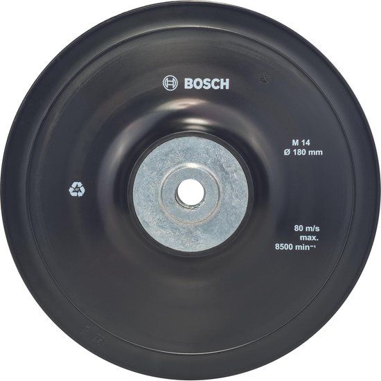 Bosch STEUNSCHIJF 180 MM VOOR HAAKSE SLIJPER
