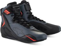Alpinestars Faster-4 Zwart Grijs Fluo Rood Motorschoenen