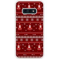 Samsung Galaxy S10e Kersttrui Kerstman Siliconen hoesje