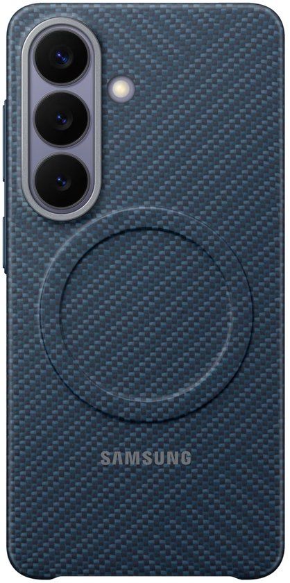 Samsung Galaxy S26 Plus Hoesje - Carbon Magnet - Dark Blue