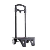 Miquelrius Opvouwbare rugzaktrolley, schoolrugzak, opvouwbare trolley met wielen voor rugzakken, schooltrolley, rugzak voor terug naar school, kleur zwart