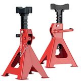Wiltec Set van 2 hefsteunen, capaciteit 3 ton, in hoogte verstelbaar, 290-425 mm