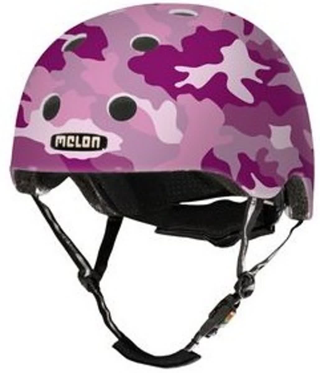 Melon Helm Camouflage Pink XL-2XL 58-63cm roze