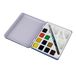 Daler-Rowney Aquafine Aquarelverf, halve pannenkleur, reisset, 10 + 1 Aquafine aquarelpenseel, ideaal voor professionals en beginners, kunstenaars en studenten