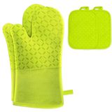 MILcea Ovenhandschoenen, set van 4 (groen)