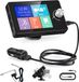Inefala DAB Dab+ Autoradio Adaptateur 2,8 Pouces Écran LCD Couleur avec Bluetooth Mains Libres, Émetteur DAB, Émetteur FM, Entrée/Sortie AUX, Lecture Musique Carte TF, Chargeur de Voiture