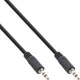 InLine 3,5mm Stereo Jack Kabel - 3 meter - Zwart