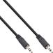 InLine 3,5mm Stereo Jack Kabel - 3 meter - Zwart