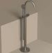 IVY Bond Vrijstaande Badmengkraan met Draaibare Uitloop en Satin Spray Handdouche - Geborsteld Metal Black PVD