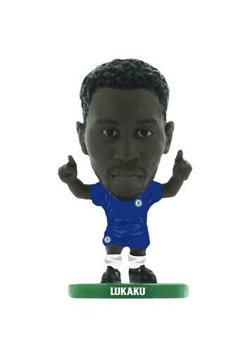 Soccerstarz SOC1569 Chelsea Romelu Lukaku Mini Voetbalfiguur, 5 cm