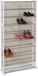 Benson Schoenenrek - stapelbaar - 72 x 25 x 140 cm - schoenenstandaard voor 40 paar schoenen
